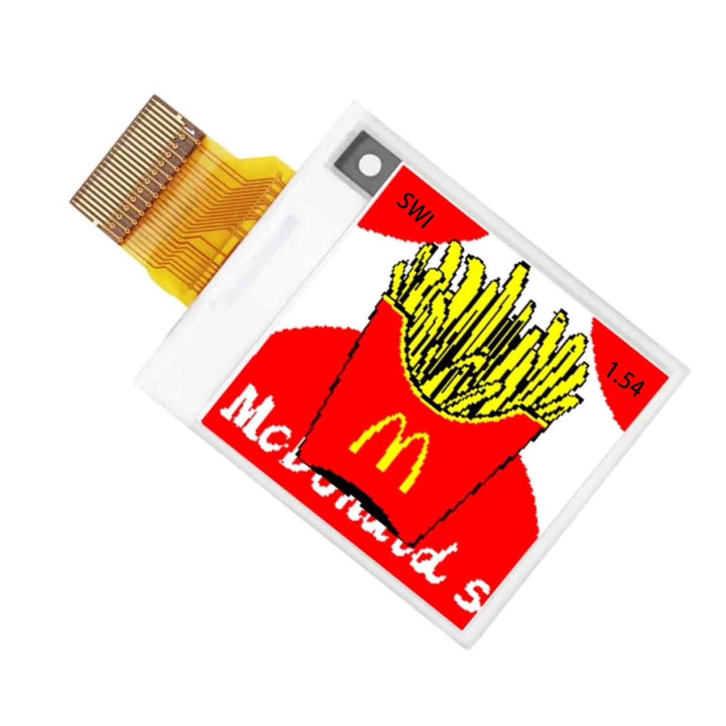 1.54-inch High Resolution 200x200 Eink Epaper Digital Display