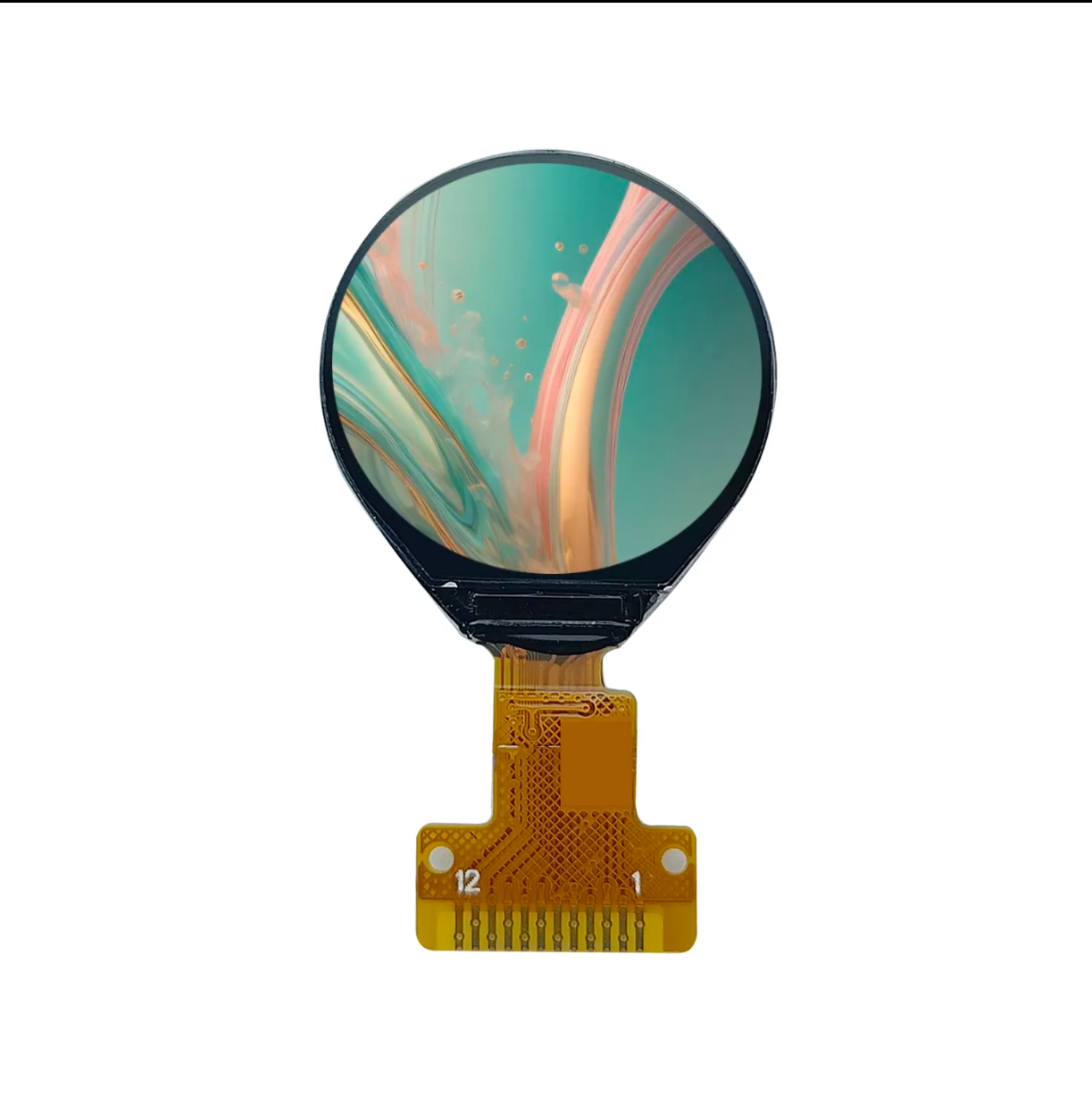 1.28英寸240(RGB)x240圆形TFT液晶显示屏圆形液晶屏模块