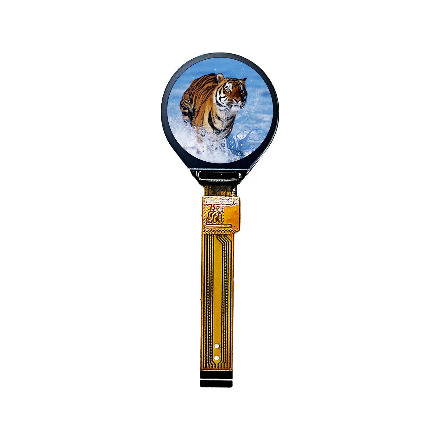 0.71-inch Round LCD Display 160x160 Resolution GC9D01 Driver IC 4-Wire SPI Interface Small Circular TFT Screen