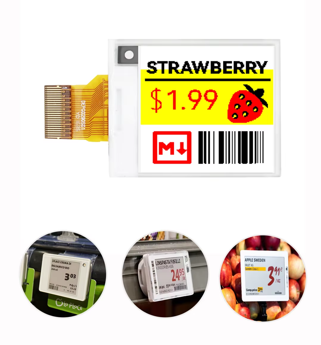 1.54-inch High Resolution 200x200 Eink Epaper Digital Display