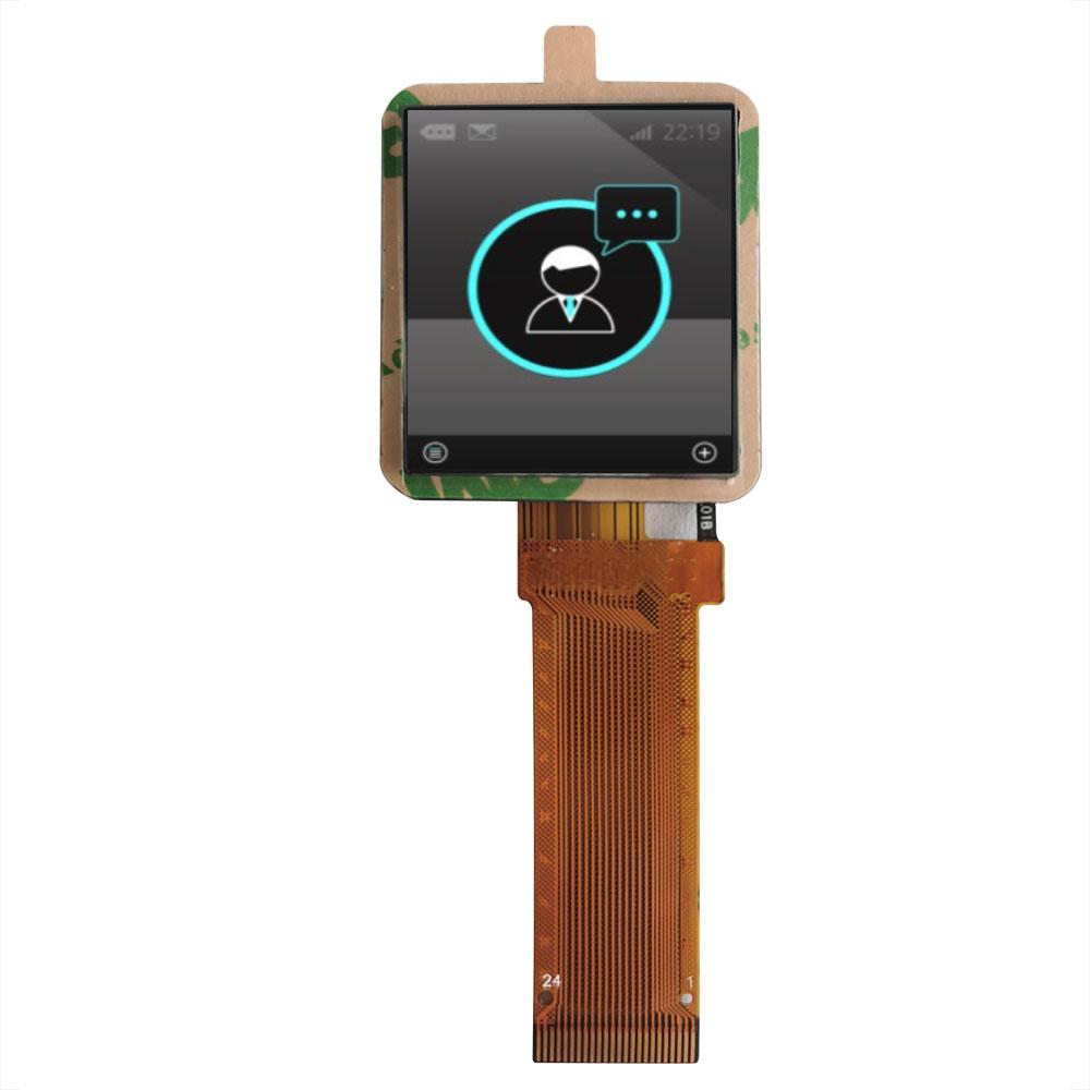 1.3-inch TFT with Bonded Glass Cover, with front 3M Tape, Customized LCD Module
