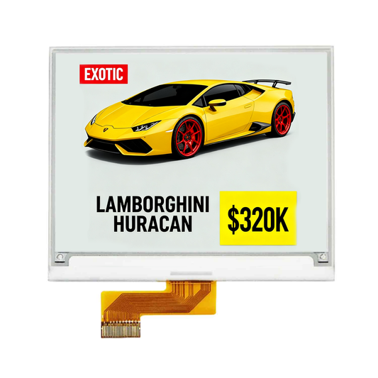 4.2-Inch Yellow Red White Black SSD1619 400x300 E Ink Display Module E Ink Price Tag for ESL