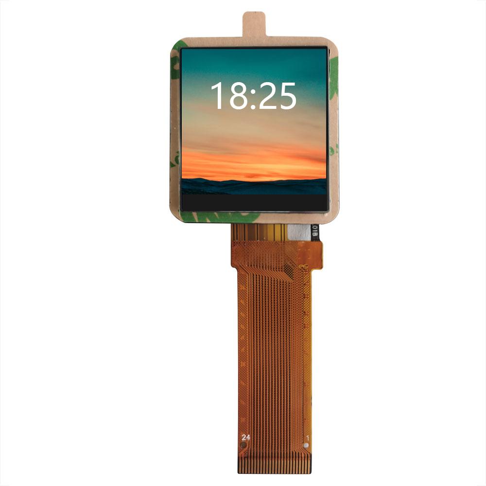 1.3-inch TFT with Bonded Glass Cover, with front 3M Tape, Customized LCD Module