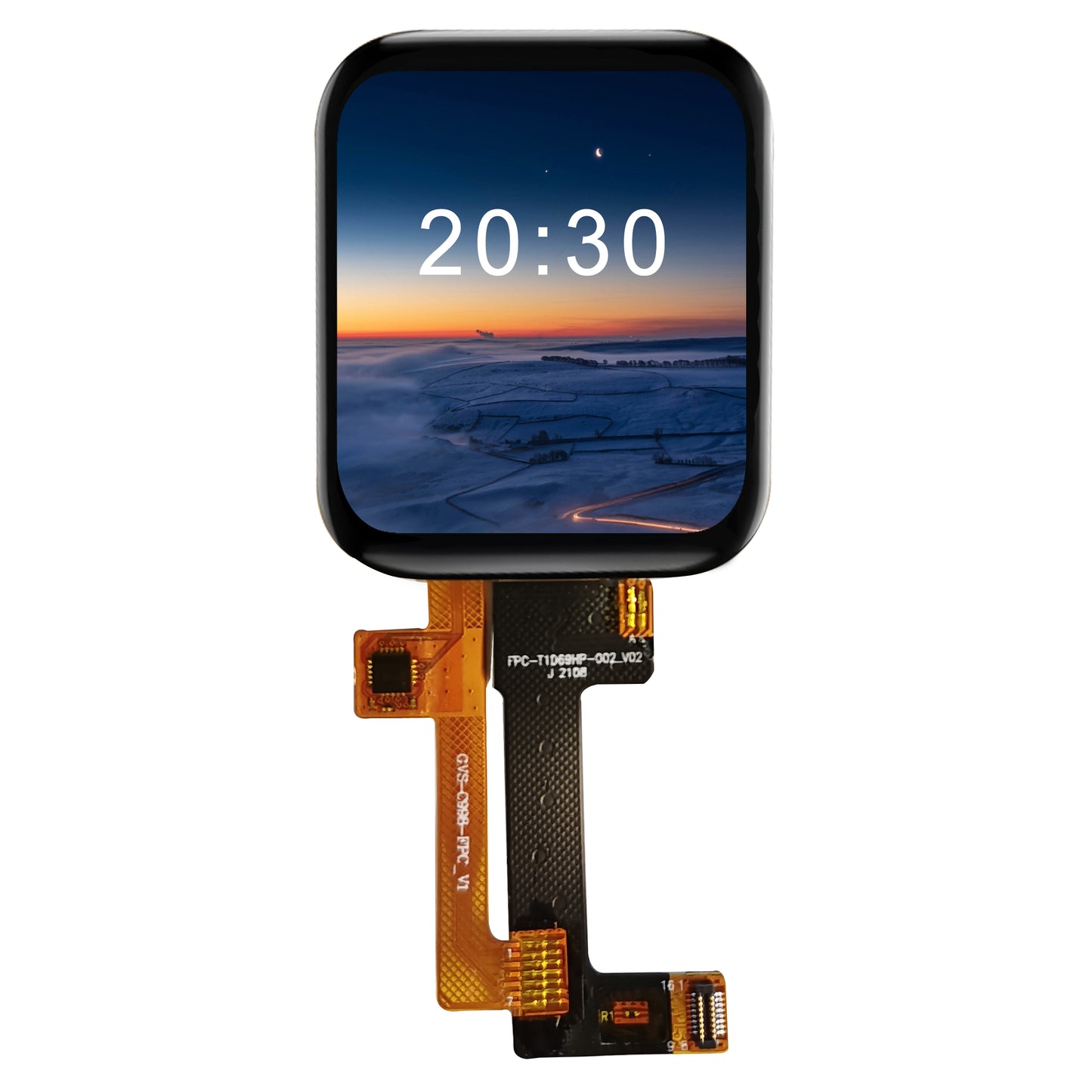 1.69-inch 240(RGB)x280 TFT Display With Touch Panel Touchscreen