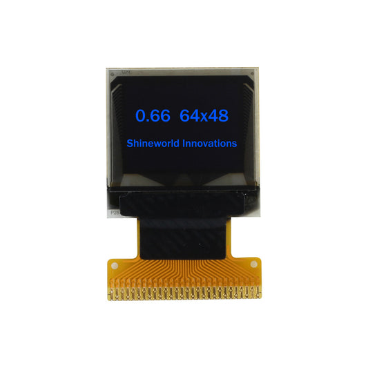 0.66-inch Monochrome OLED Display White Blue SSD1306