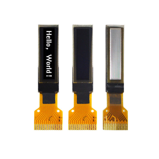 Mini 0.63 inch 120*28 small OLED display white small display I2C SSD1312 lcd OLED module