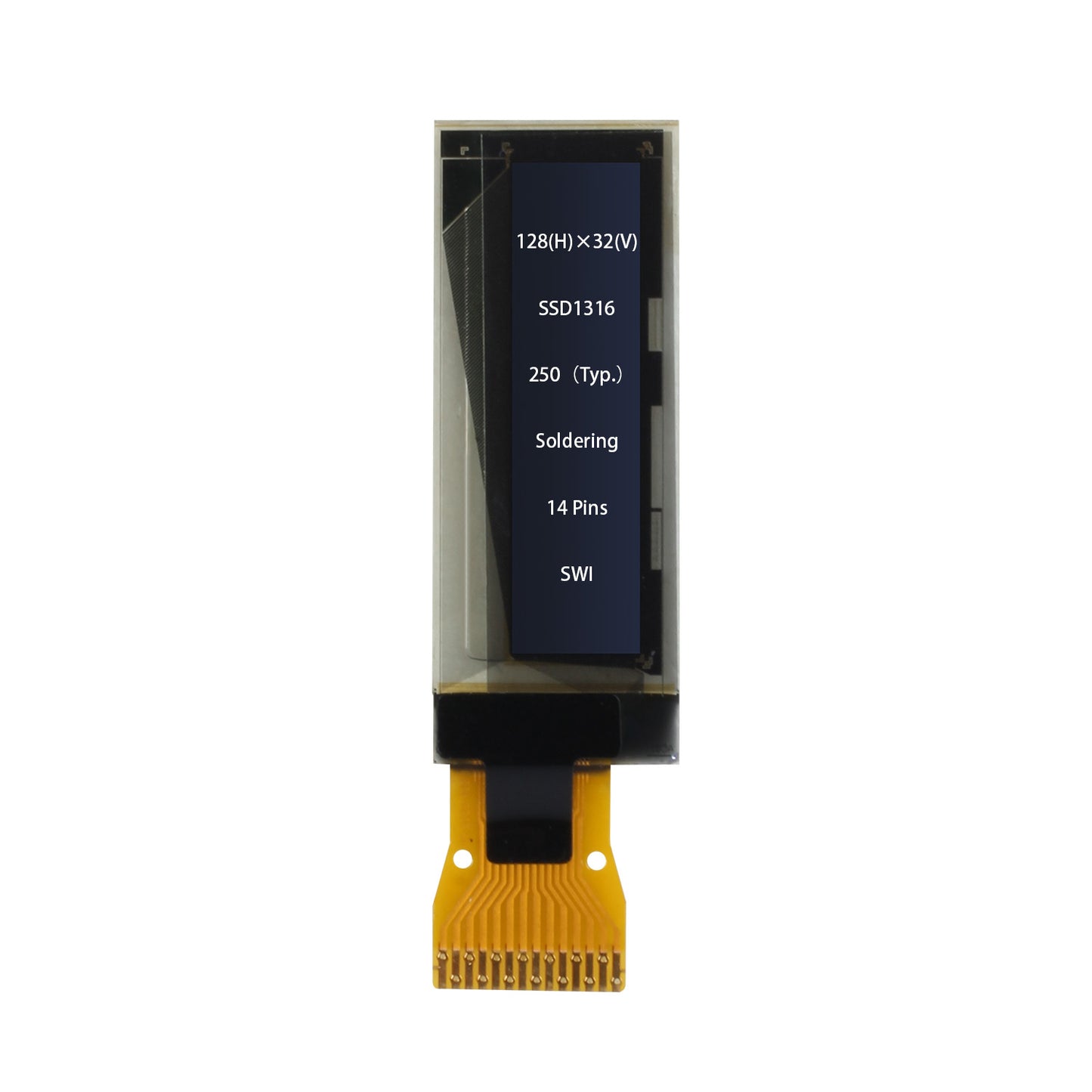 0.91英寸点阵128x32驱动IC SSD1306 OLED屏幕