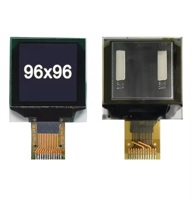 0.96-inch Square White 96x96 Mini OLED Display Screen, Mono PMOLED