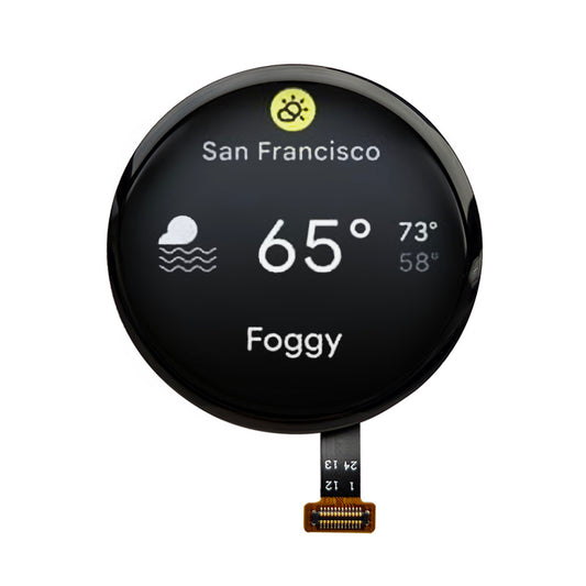 1.43-inch 466x466 Full Color AMOLED Round OLED Display with Touch Screen