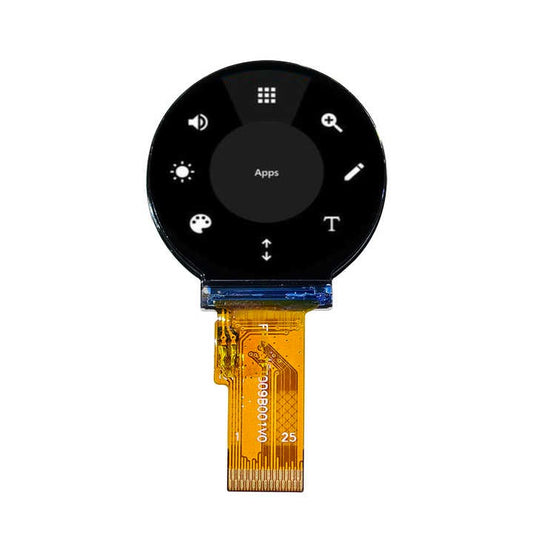 0.9-inch 128x128 RGB Circular TFT LCD Display Round LCD Screen