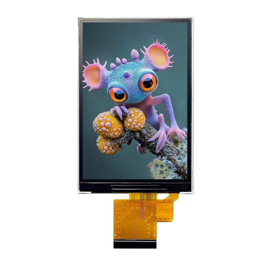 3.5-inch 320x480 TN 500nits 16 Bit 8080 MCU TFT Display Module with 12 O'Clock LCD Modules