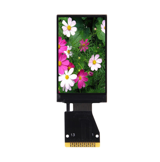 1.14-inch TFT LCD Display All View TFT Module, 135x240 dots, 400cd/m2 Brightness