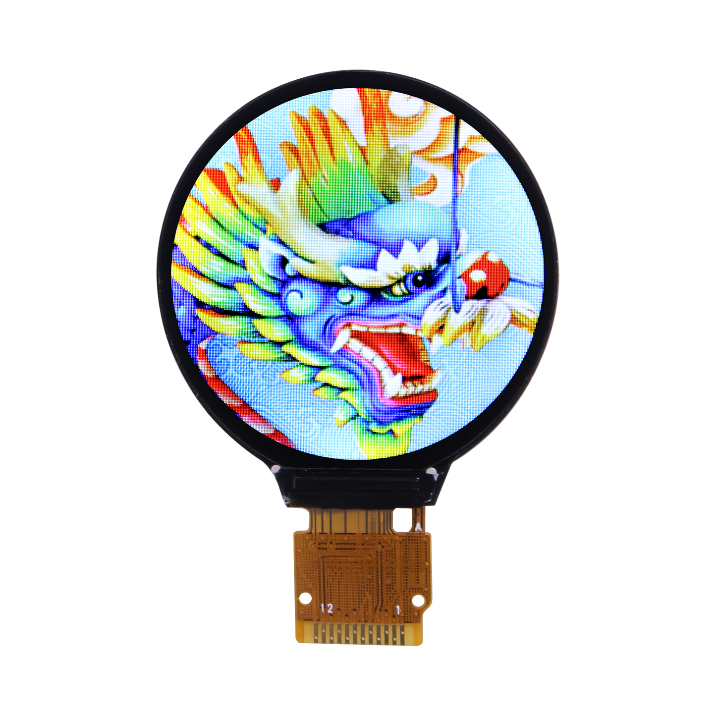 1.28-inch 240x240 Round TFT LCD Display Modules for Watch IPS All View