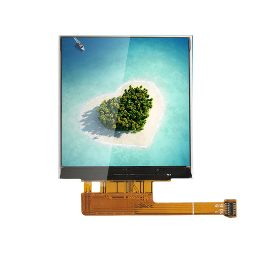 1.54-inch Square 240x240 All View IPS TFT LCD Module, 400cd/m2 Brightness
