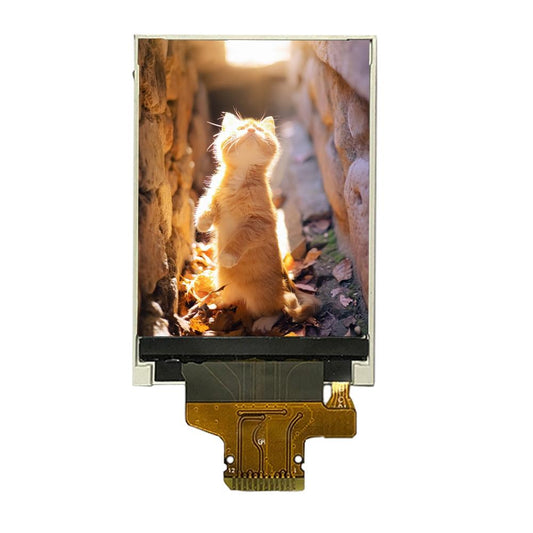 2.0-inch TFT LCD Soldering FPC Display, 240x320 dots, 400cd/m2 Brightness
