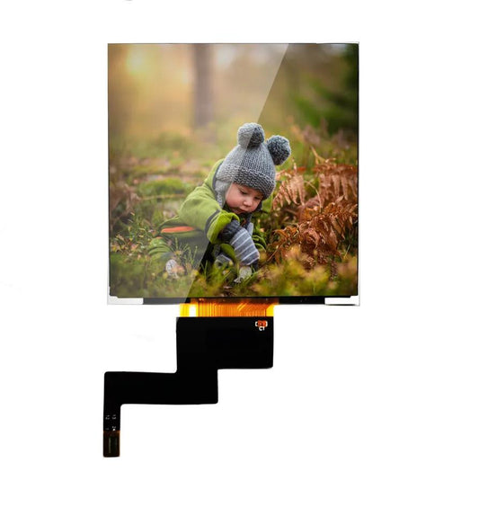 3.95-inch 480x480 IPS MIPI Square TFT Display, B2B Connector FPC, LCD Module