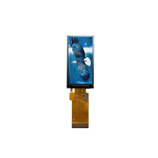 1.9-inch 170x320 SPI Interface Bar TFT Display, 500cd/m2 Brightness LCD Screen