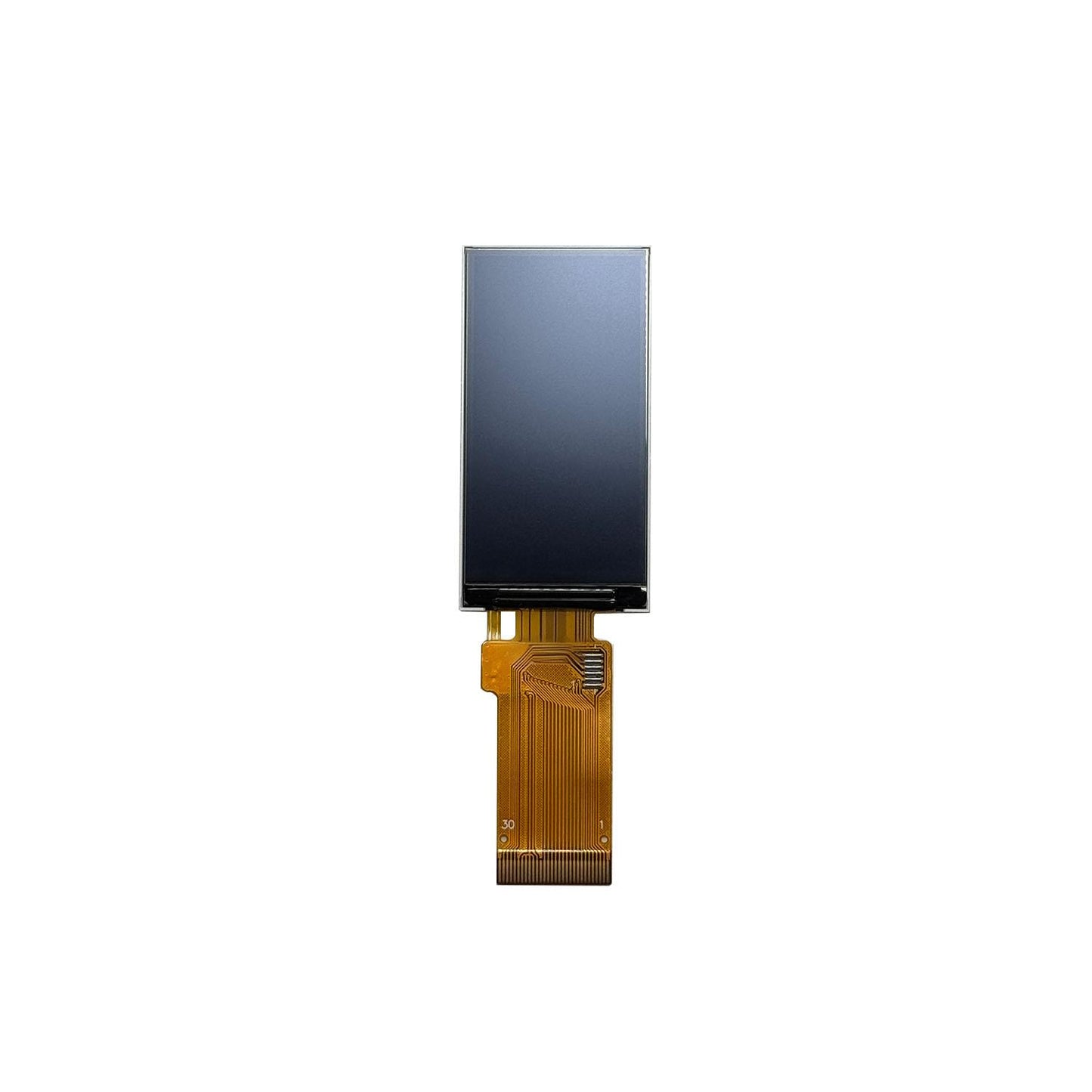 1.9-inch 170x320 SPI Interface Bar TFT Display, 500cd/m2 Brightness LCD Screen