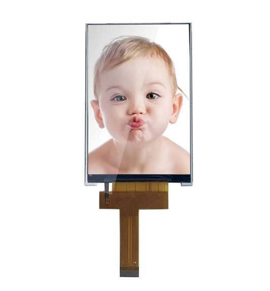 3.5-inch TFT LCD Panel 320x480 TFT LCD for Lift, SPI Interface, ZIF Connecting FPC