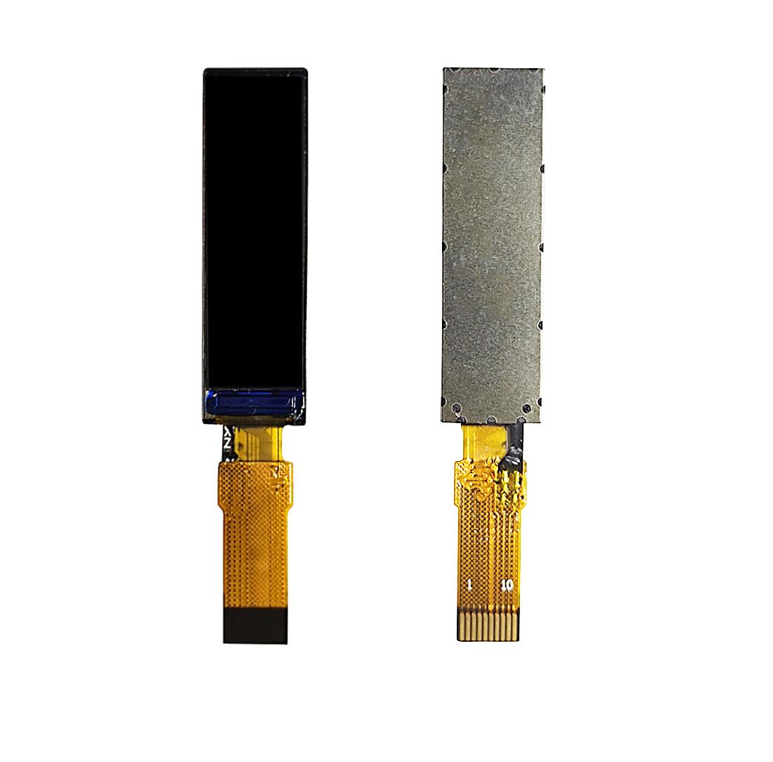 0.99-inch GC9D01 40x160 SPI TFT LCD Display for Bicycle, RGB LCD Module
