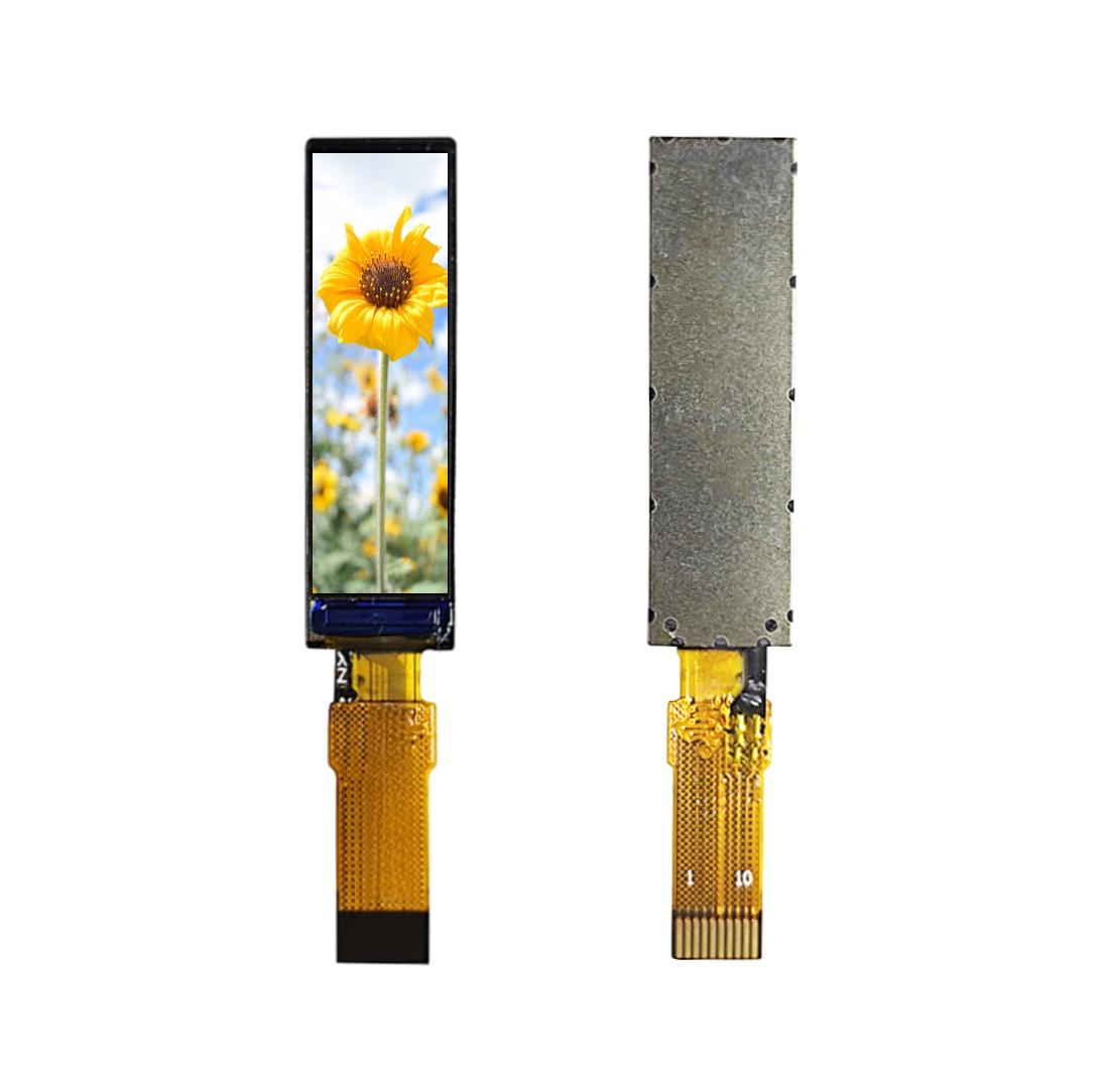 0.99-inch GC9D01 40x160 SPI TFT LCD Display for Bicycle, RGB LCD Module
