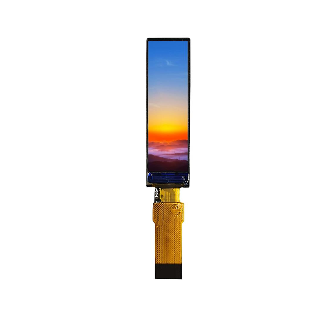0.99-inch GC9D01 40x160 SPI TFT LCD Display for Bicycle, RGB LCD Module