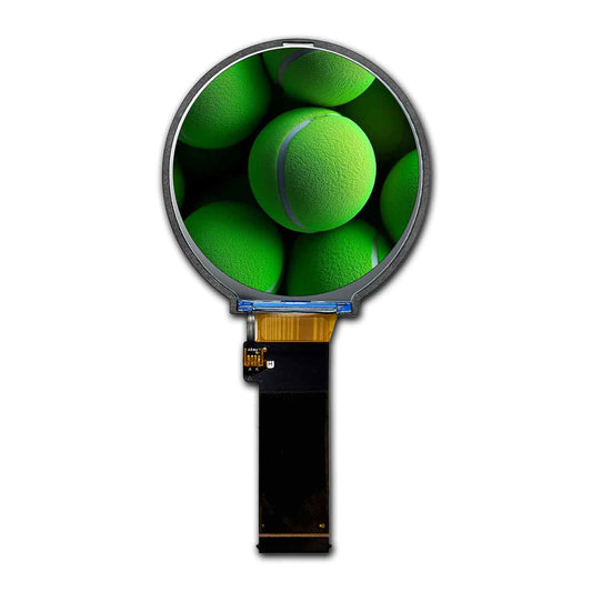 2.76-inch 480x480 1000cd/m2 High Brightness Round TFT Display Circular LCD IPS TFT