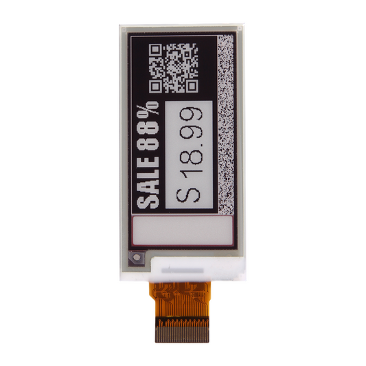 2.13-inch E-ink Display, Electronic Ink Display for ESL, 122x250 ePaper Black/White