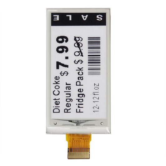 2.66-inch 152x296 Monochrome Epaper with SSD1680 Controller, E ink Display