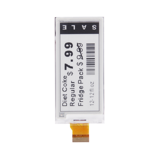2.9-inch 296x128 Partial Refresh 0.3 s/frame epaper, e ink display