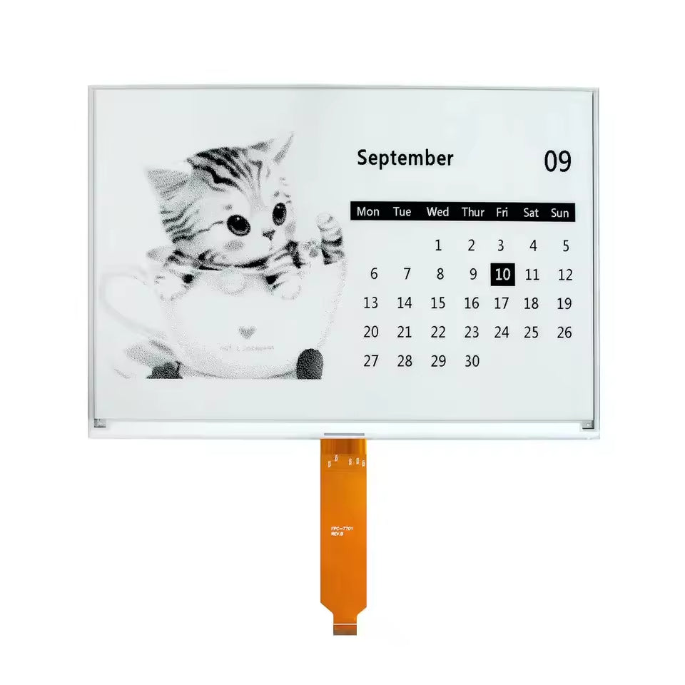 13.3-inch 960x680 Large Size Black White SPI epaper Display Electronic Paper Screen