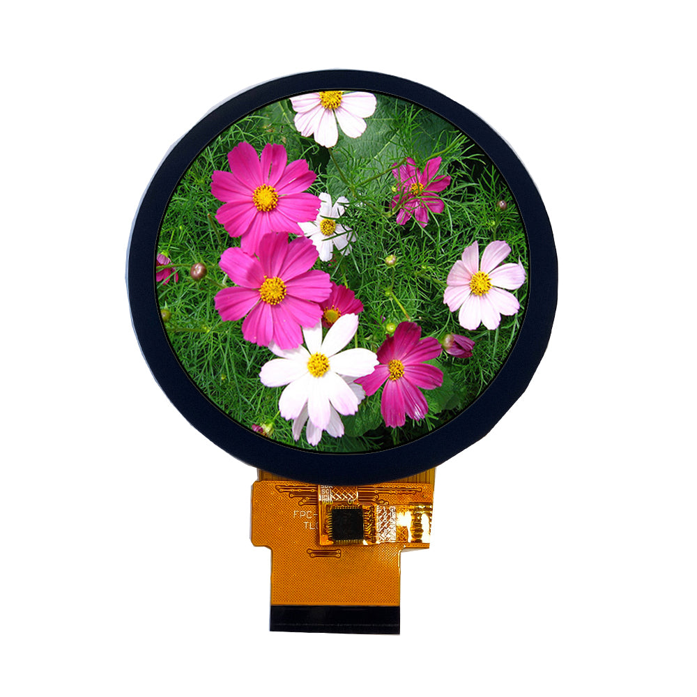 2.1-inch Round TFT 480x480 Circular IPS TFT LCD Display Module with TP CTP