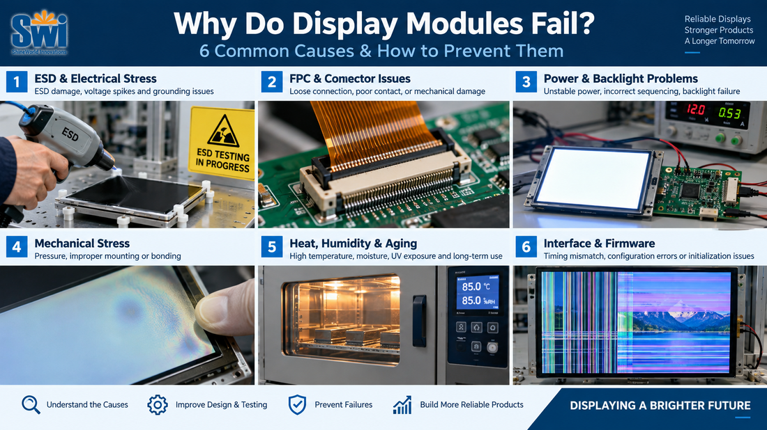 Why Do Display Modules Fail? Causes and Prevention