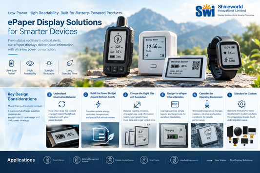 How to Design an ePaper Display for Battery Products