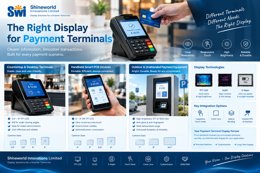 Best Displays for Payment Terminals Compared