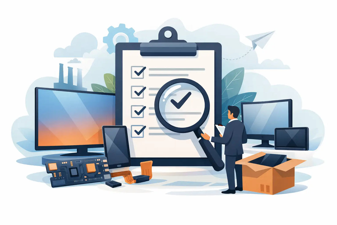Electronics Display Sourcing Checklist