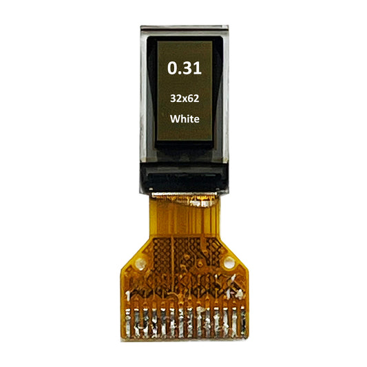 0.31-inch 32x62 OLED Display Module Ultra Small OLED Screen with ST7312 Driver for Wearable & Portable Devices