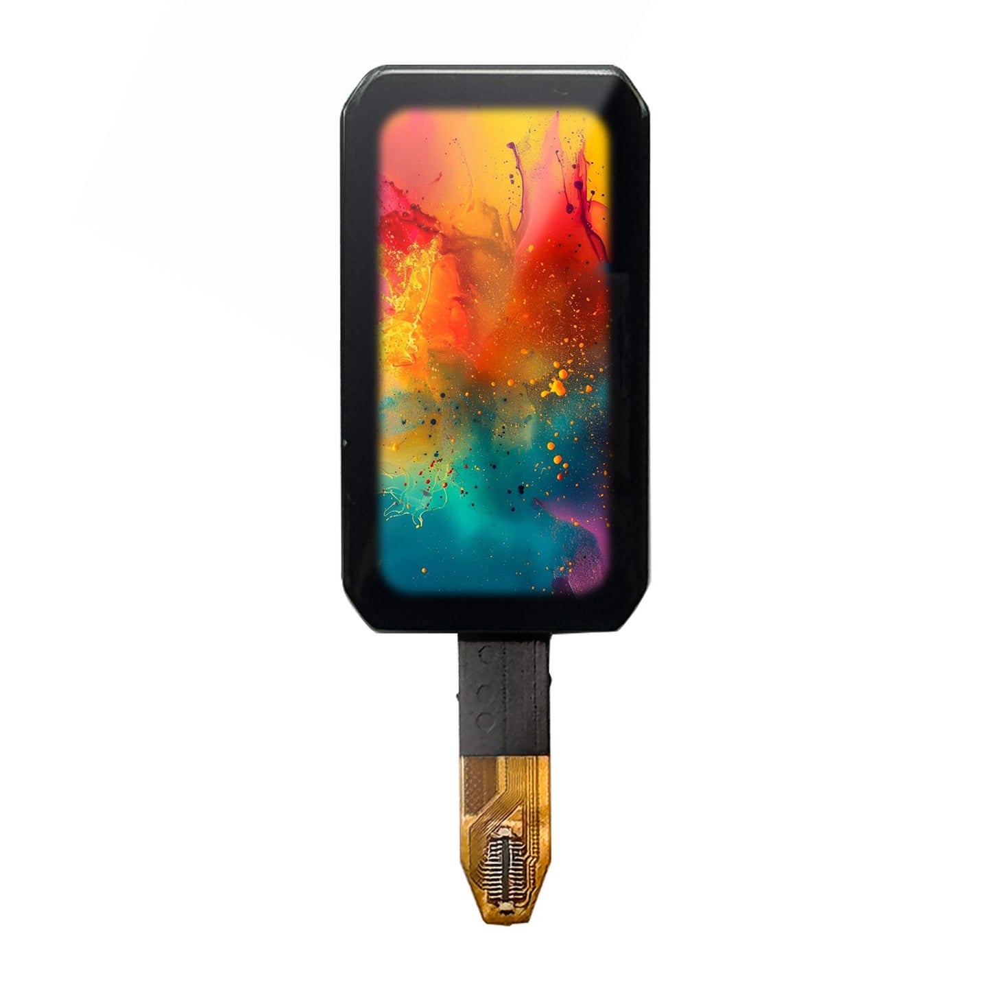 1.47-inch 194x368 AMOLED Screen with Touch Screen and Cover Glass QSPI Color OLED Display