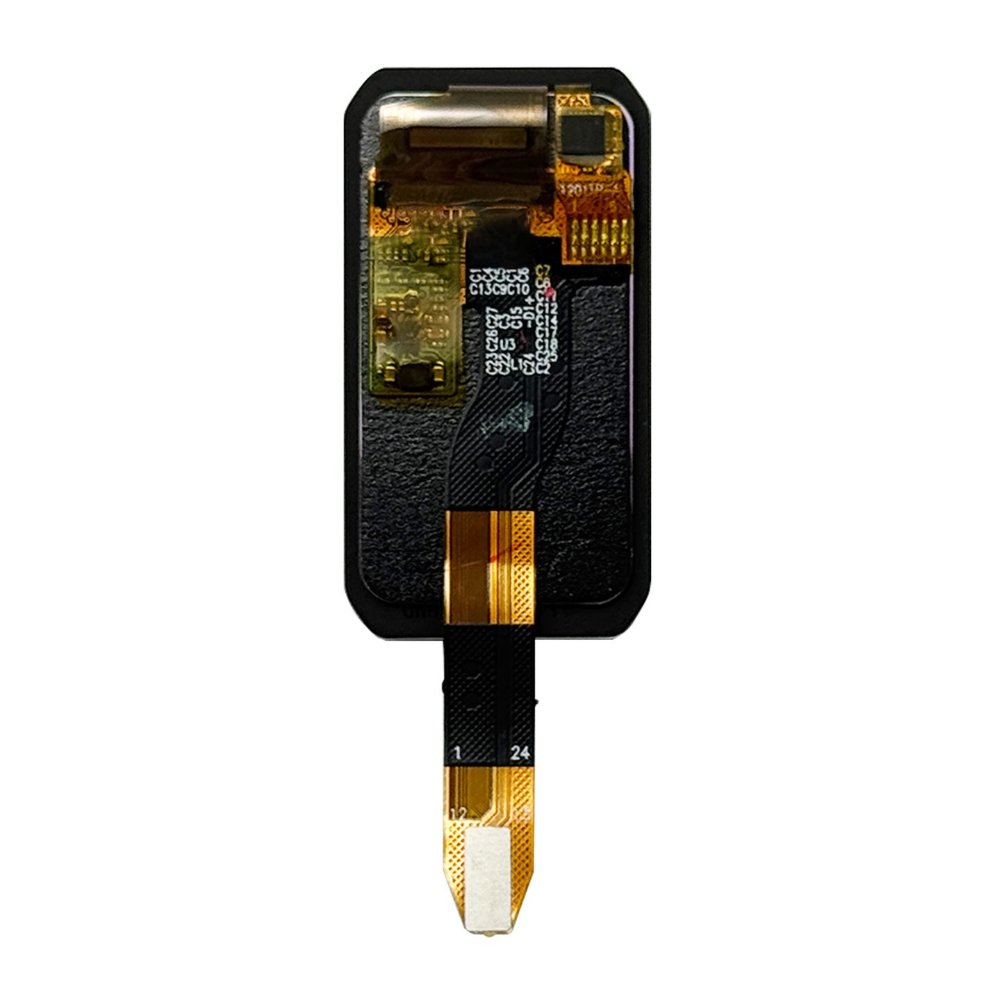 1.47-inch 194x368 AMOLED Screen with Touch Screen and Cover Glass QSPI Color OLED Display