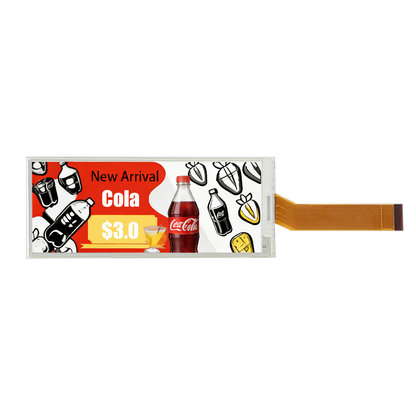4.37-inch Black White Red Yellow 176x480 Large E Ink Epaper Rfid Display Eink Name Tags