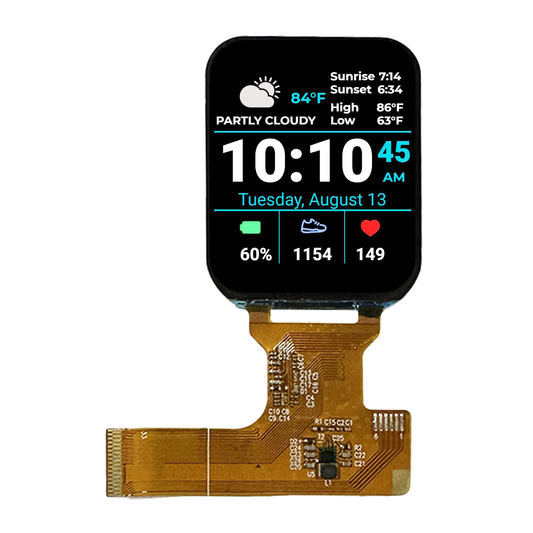 1.93" AMOLED Display /368x448/ QSPI Interface/ Touch Screen Module