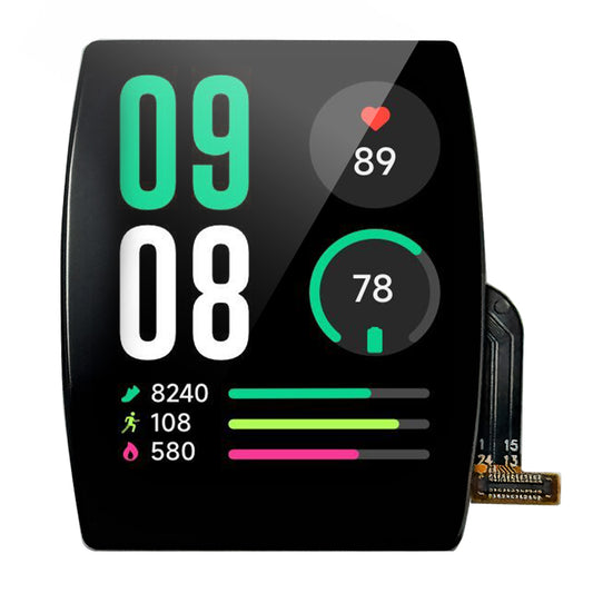 2.13-inch AMOLED Touch Screen 410x502 Pixels Full Color and 600 Nits Brightness QSPI Interface for Smart Watch