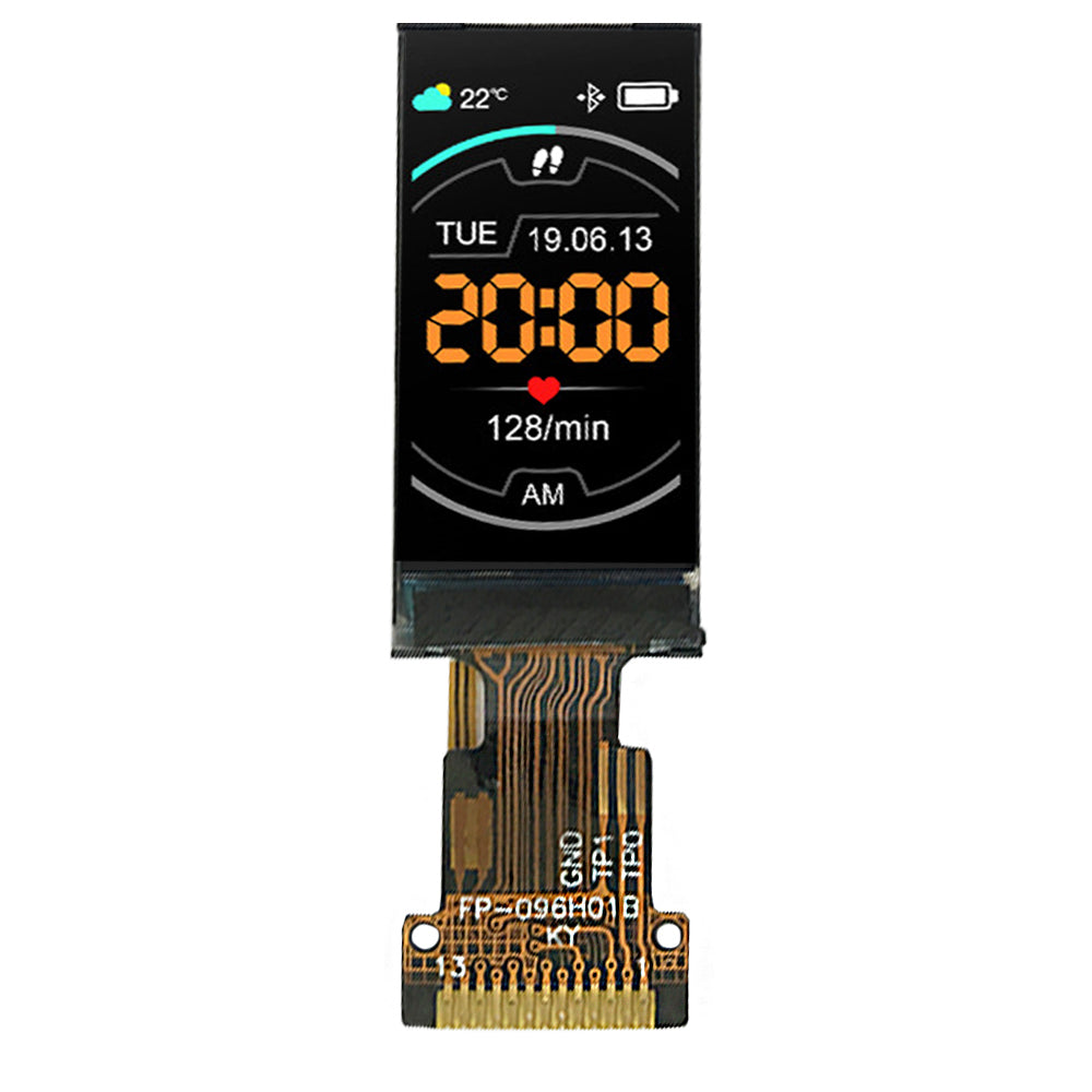 0.96-inch Custom Small Mini TFT Portable Motorcycle Ebike LCD
