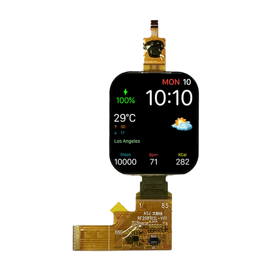 2.08" AMOLED Display /410x480/ MIPI QSPI MCU Interface/ Touch Screen Module