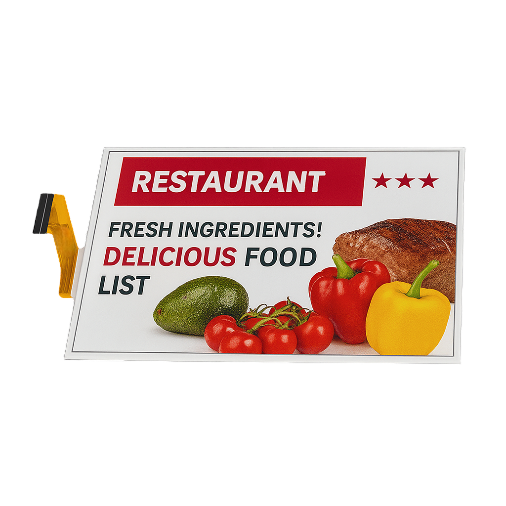 3.97-inch 4-Color E-Ink Display Module 800x480 ESP32 Controller Full Refresh E-Paper Screen EPD for IoT Devices