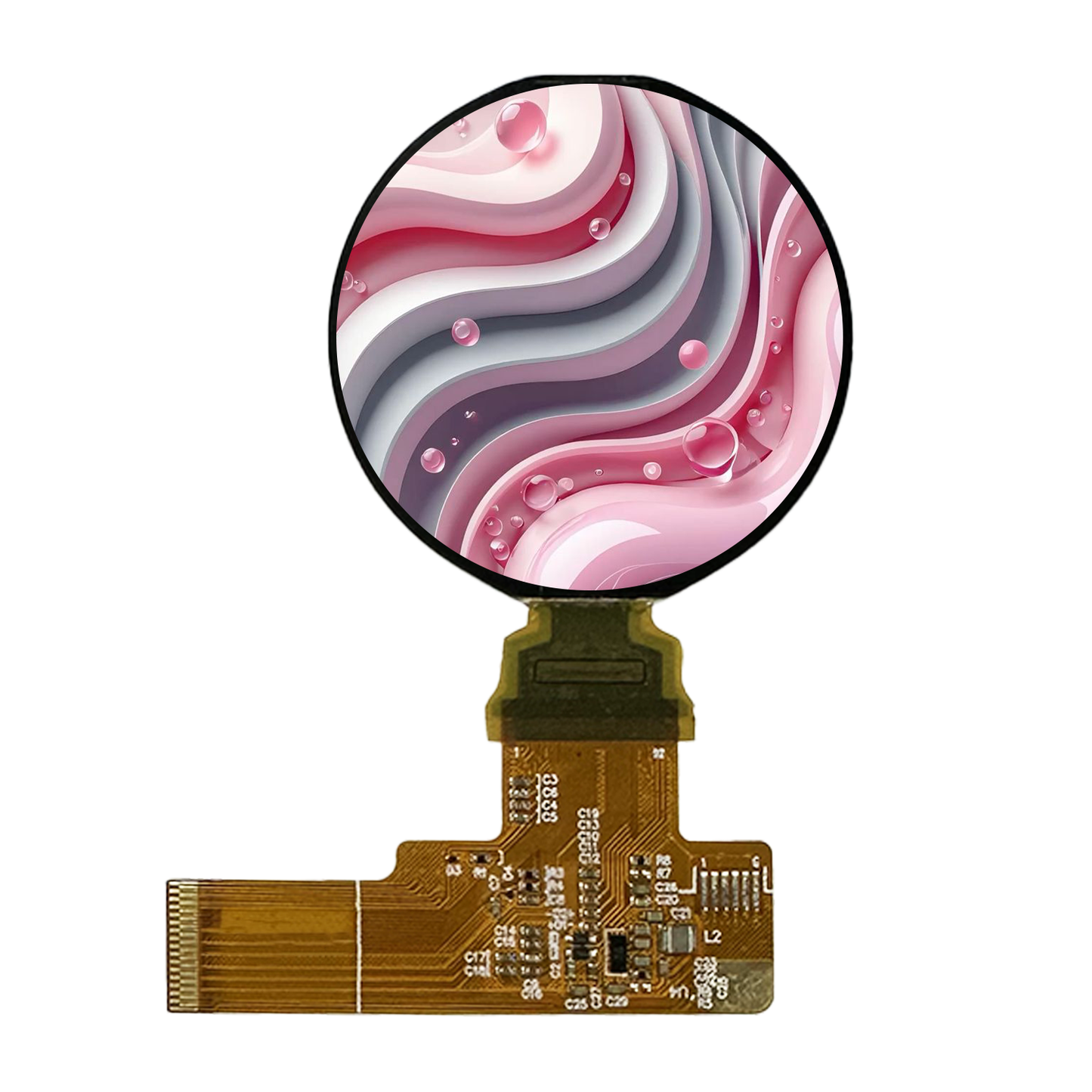 4.39インチ AMOLEDディスプレイモジュール 568x1210 MIPI 2レーン 静電容量式タッチスクリーン 高コントラストOLEDディスプレイ