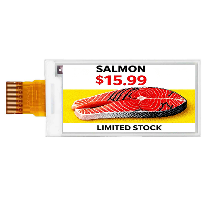 2.13-inch 122x250 Yellow White Black Red 4 Colors E Ink Epaper Touch Screen Panel for Electronic Price Tag