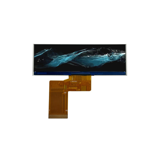 3.9-inch NV3047 480x128 RGB Interface IPS TFT LCD Bar Type Display Module for Industrial Equipment / Smart Devices