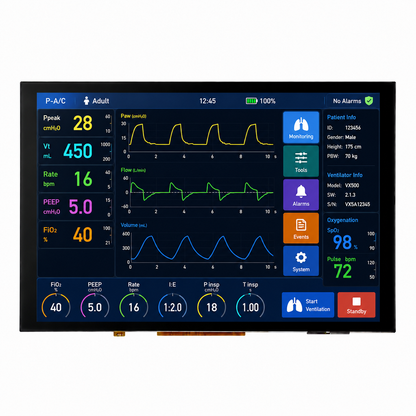 5.0" IPS TFT LCD Display /800x480/ 24-bit RGB Interface/ Capacitive Touch Module