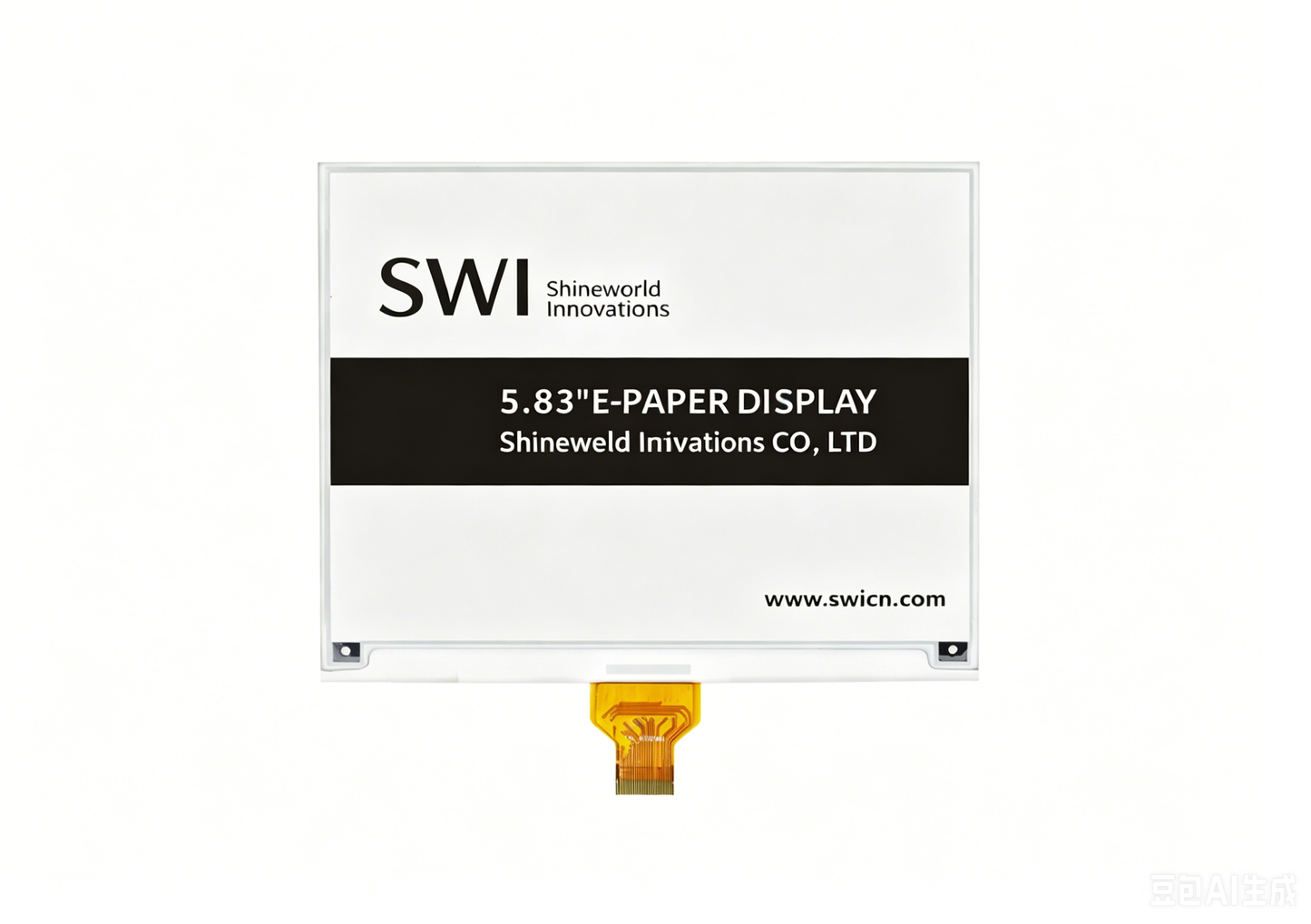 5.83-inch EPD 648x480 Black White EPD Module JD79686AB SPI Interface COG 24Pin Electronic Paper Display Screen